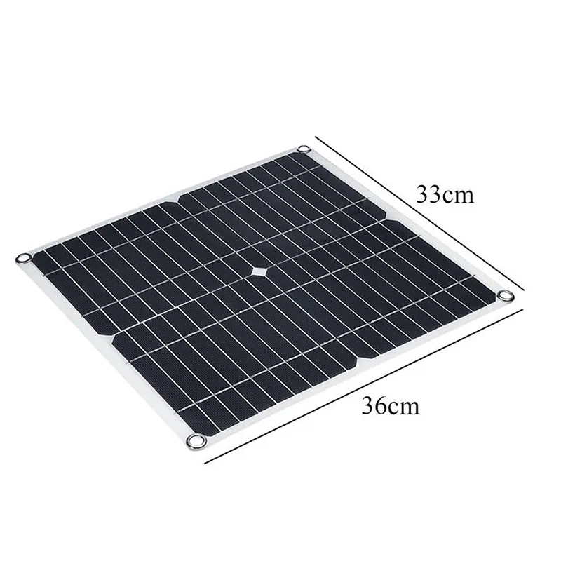 12V 25CM Large Air Volume Exhaust Fan Solar Powered Fans for Kitchen Household Cooling Exhaust Fan