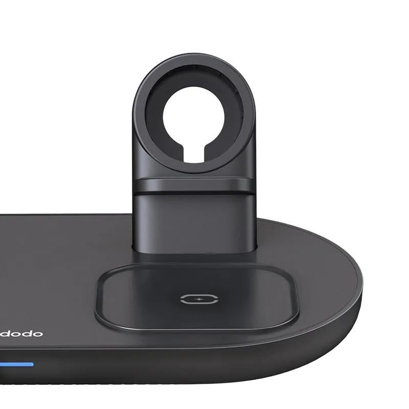Mcdodo Magnetic 3-in-1 Wireless Charger Station QC PD Fast Charging 20W Max for iPone iWatch Air Pods Mcdodo Magnetic 3-in-1 Wireless Charger Station QC PD Fast Charging 20W Max for iPone iWatch Air Pods