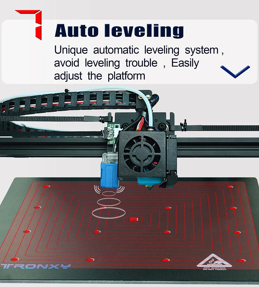 [EU/US Direct]TRONXY® X5SA DIY Aluminium 3D Printer 330*330*400mm Printing Size With Updated Touch Screen