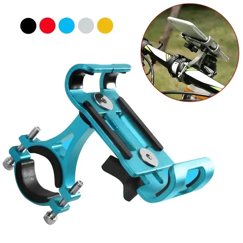1pc Aluminum Cell Phone Holder Mount Handlebar Holder For Motorcycle Bike Bracket