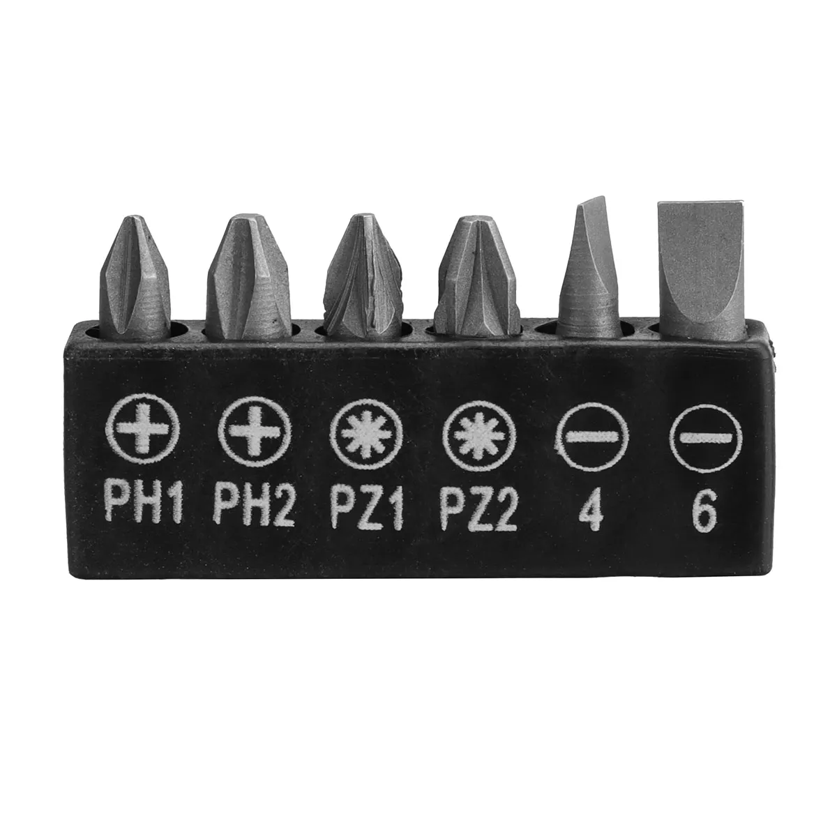 Drillpro DC3.6V 3.5NM 1.5AH 200rpm 90°回転ハンドル電動ドライバー（6つのドライバービット付き）