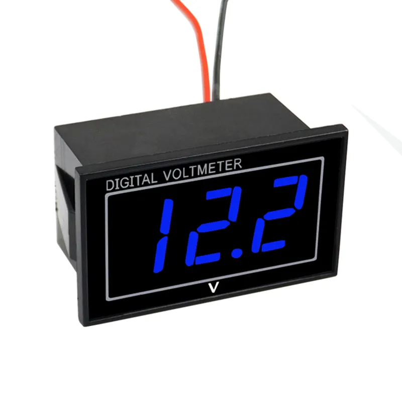 0.56インチ防水デジタルLED電圧計DC 5-130Vインジケータ電圧計車バイク12V 24V 36V 48V 72V 120V用 0.56インチ防水デジタルLED電圧計DC 5-130Vインジケータ電圧計車バイク12V 24V 36V 48V 72V 120V用