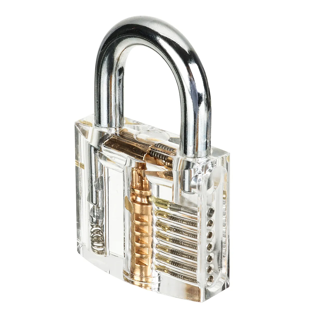 42PCS Stainless Steel Opening Padlock Matching 3 Transparent Practice Locks Quick Opening Padlock Set 42PCS Stainless Steel Opening Padlock Matching 3 Transparent Practice Locks Quick Opening Padlock Set