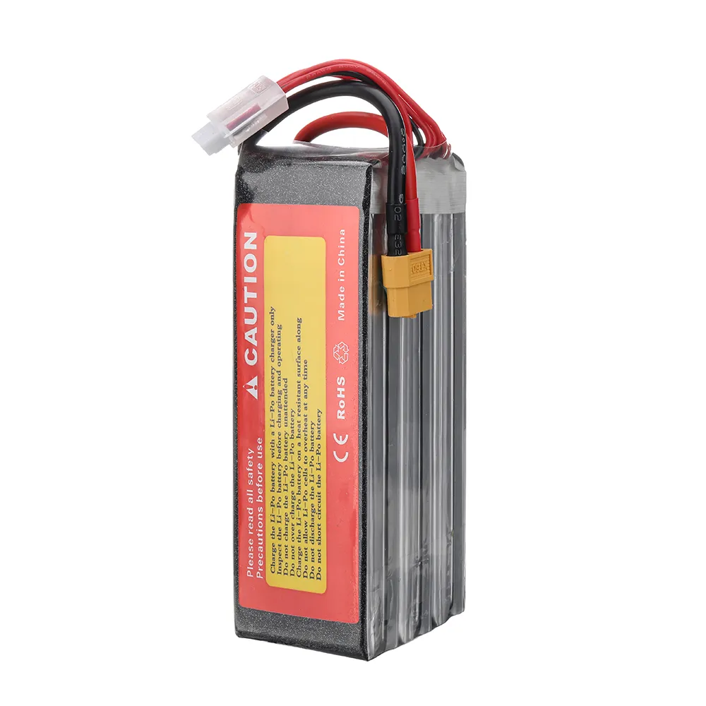 ZOP POWER 22.2V 5500mAh 75C 6S LiPo Battery XT60 Plug for RC Drone ZOP POWER 22.2V 5500mAh 75C 6S LiPo Battery XT60 Plug for RC Drone