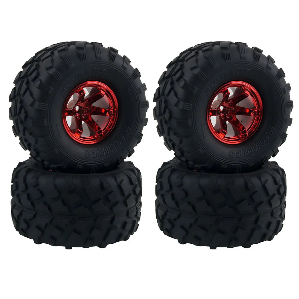 4Pcs Austar Wheel Tires Plastic Wheel Rims for 1/10 RC Crawler HSP HPI Car Parts