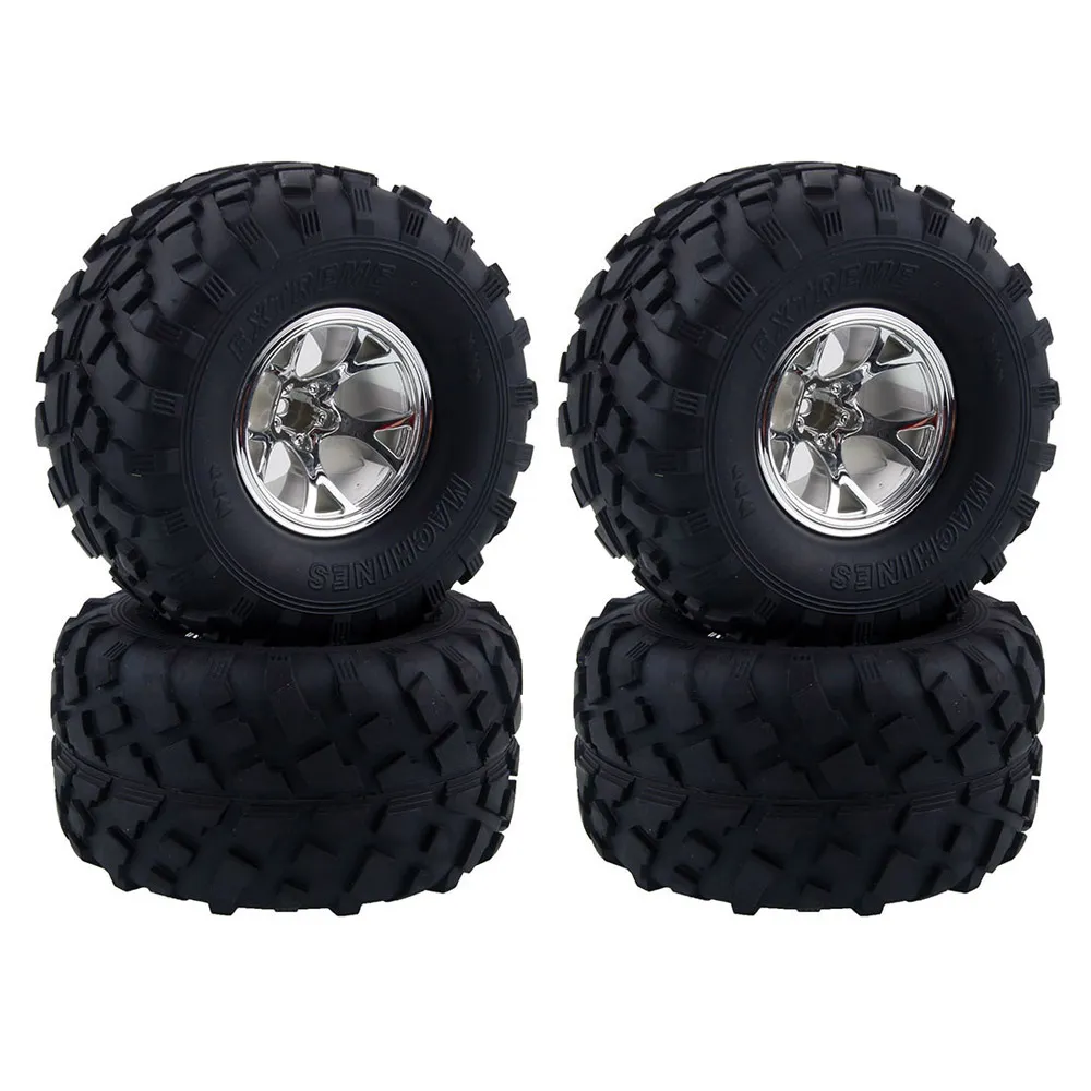 4Pcs Austar Wheel Tires Plastic Wheel Rims for 1/10 RC Crawler HSP HPI Car Parts