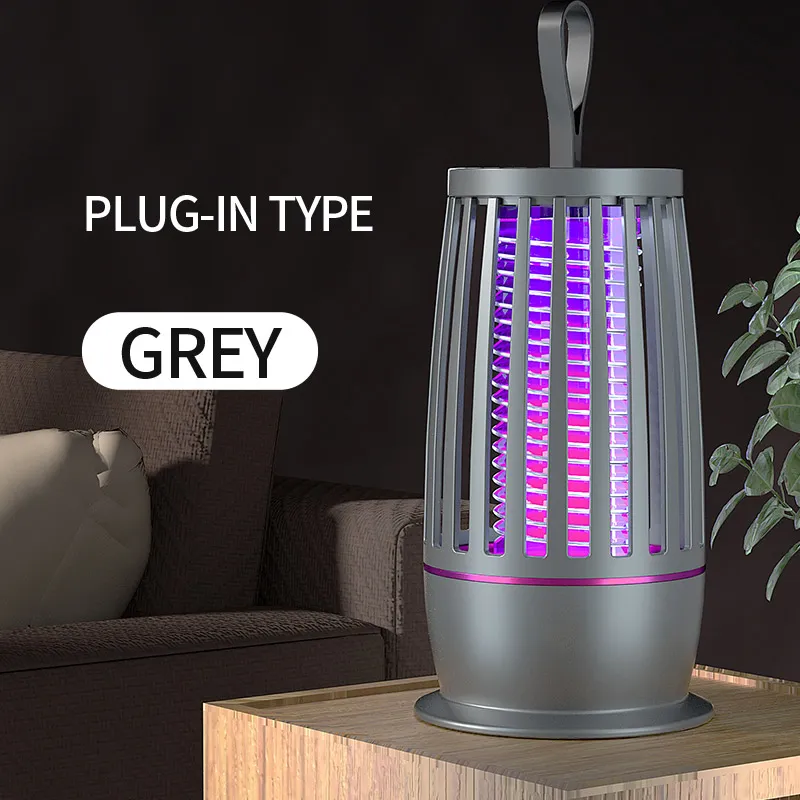 Portable LED Mosquito Killing Lamp Outdoor Indoor Camping Insect Killer Bug Zapper Qiuet Design