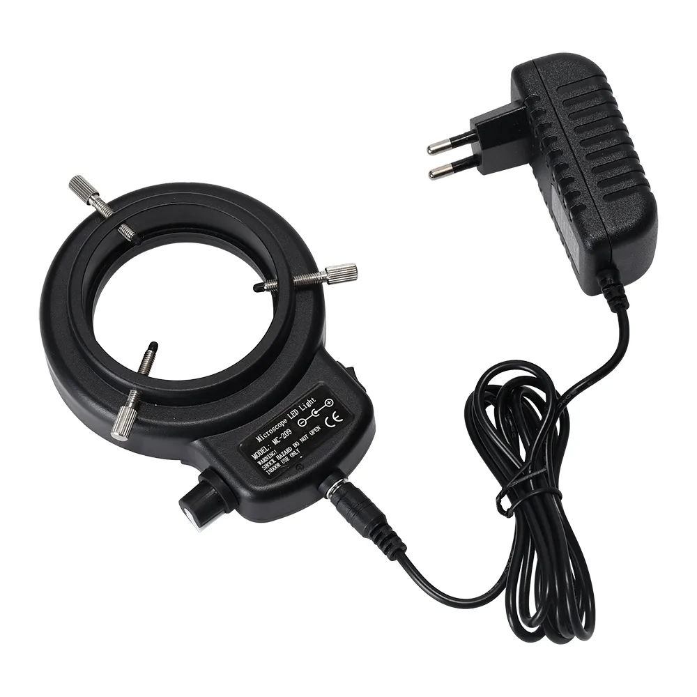 HAYEAR Adjustable 6500K 144 LED Ring Light Illuminator Lamp For Industry Stereo Microscope Lens Camera Magnifier 110V-240V Adapter HAYEAR Adjustable 6500K 144 LED Ring Light Illuminator Lamp For Industry Stereo Microscope Lens Camera Magnifier 110V-240V Adapter