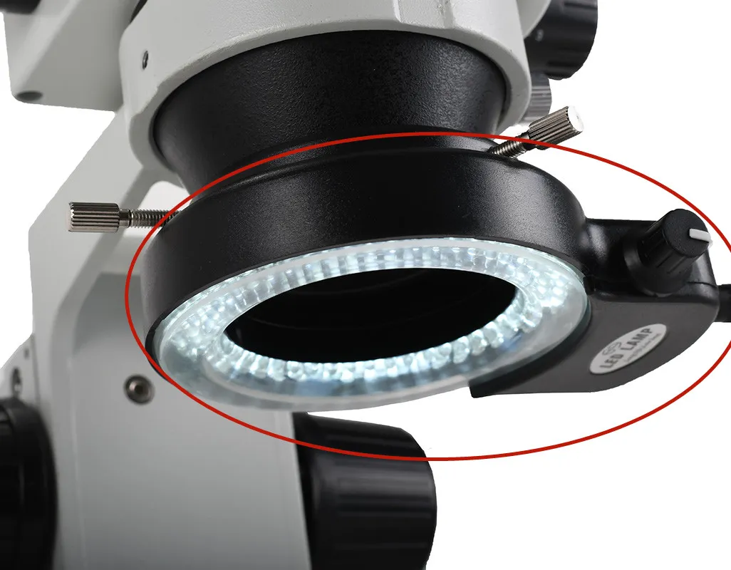 HAYEAR Adjustable 6500K 144 LED Ring Light Illuminator Lamp For Industry Stereo Microscope Lens Camera Magnifier 110V-240V Adapter HAYEAR Adjustable 6500K 144 LED Ring Light Illuminator Lamp For Industry Stereo Microscope Lens Camera Magnifier 110V-240V Adapter