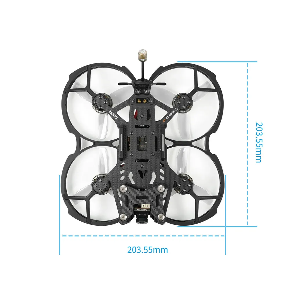 Geprc Cinelog35 V2 Analog 142mm Wheelbase F722 45A AIO V2 6S 3.5 Inch Cinewhoop FPV Racing Drone PNP BNF with 1W VTX Caddx Ratel2 FPV Camera Geprc Cinelog35 V2 Analog 142mm Wheelbase F722 45A AIO V2 6S 3.5 Inch Cinewhoop FPV Racing Drone PNP BNF with 1W VTX Caddx Ratel2 FPV Camera