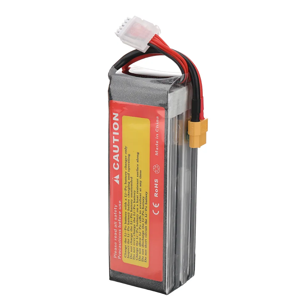 ZOP Power 14.8V 5500mAh 75C 4S LiPo Battery XT60 Plug for RC Drone ZOP Power 14.8V 5500mAh 75C 4S LiPo Battery XT60 Plug for RC Drone