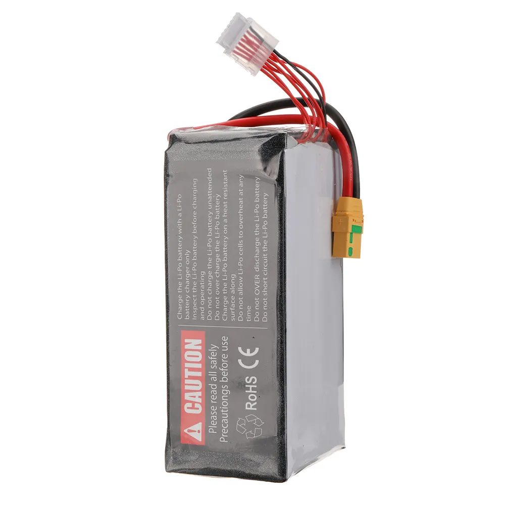 URUAV 22.2V 10000mAh 60C 6S LiPo Battery XT90 Plug for RC Drone