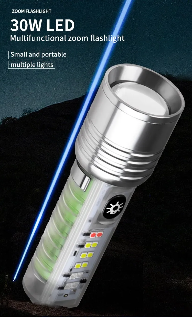 500 Lumen USB Rechargeable LED Keychain Flashlight High CRI Self-luminous Camping Light