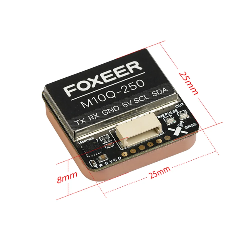 Foxeer M10Q 250 5883 Compass GPS M10 Chip Built-in Cimatic Antenna for RC Drone FPV Racing