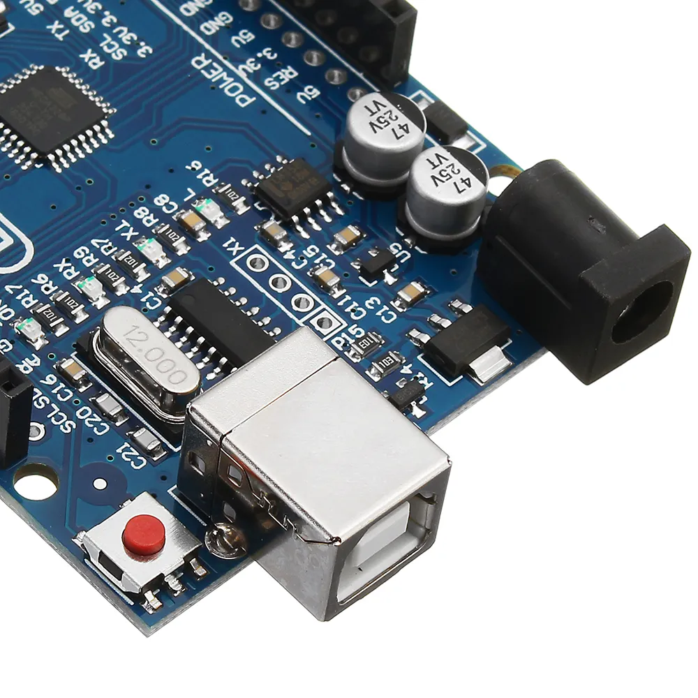Placa de desarrollo UNOR3 ATmega328P sin cables. Geekcreit para Arduino: productos compatibles con placas Arduino oficiales.