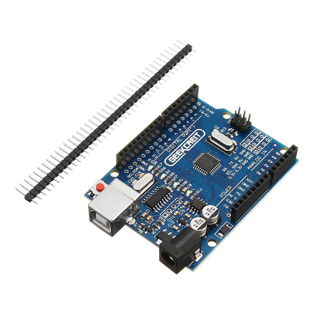 Placa de desarrollo UNOR3 ATmega328P sin cables. Geekcreit para Arduino: productos compatibles con placas Arduino oficiales.