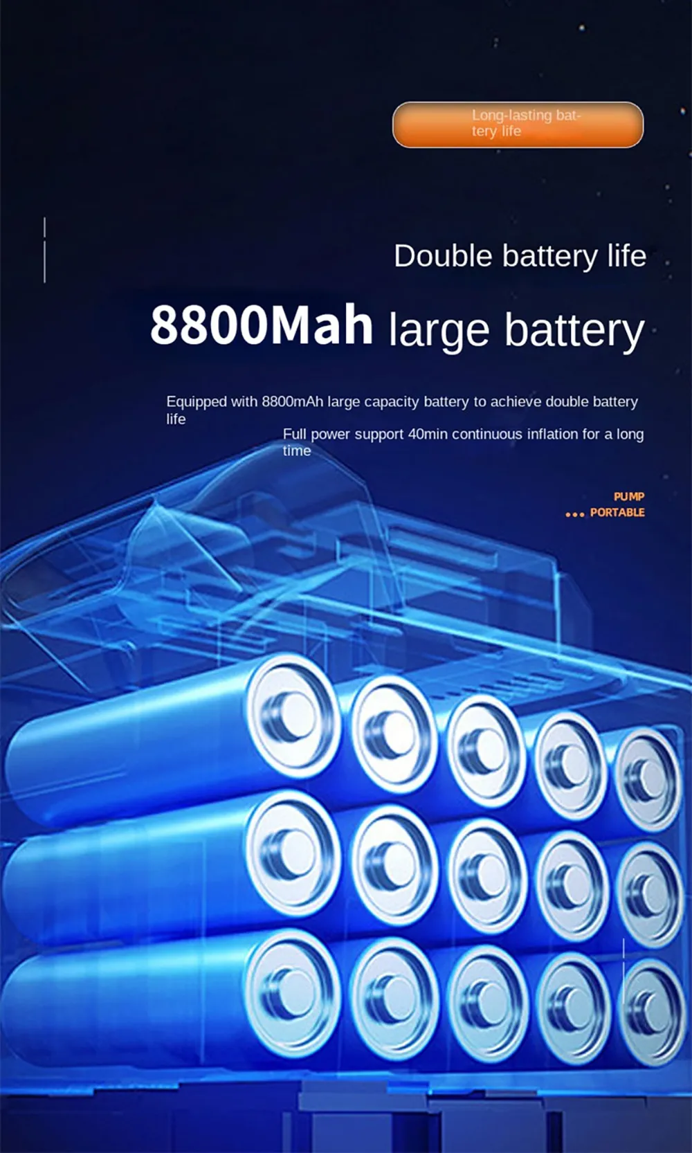 4000mah 150PSI Digital Display Portable Car Air Inflator Motorcycles Bicycle Tyre Wired Inflatable Pump