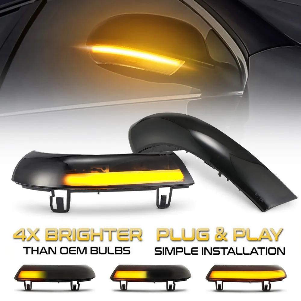 2x Dynamic LED Turn Signal Lights Rearview Mirror Indicator Blinker Repeater For VW GOLF 5 MK5 Passat B5.5 B6 Jetta 5 EOS Sharan 2x Dynamic LED Turn Signal Lights Rearview Mirror Indicator Blinker Repeater For VW GOLF 5 MK5 Passat B5.5 B6 Jetta 5 EOS Sharan