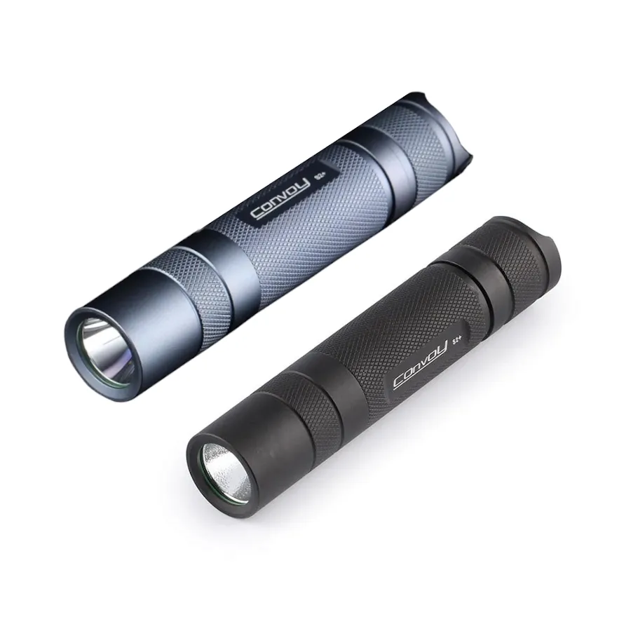 Convoy S2+ SST20 LED Flashlight 5000K 7135*8 12-Group Modes 18650 Camping Light Hunting Emergency Lantern Flashlight Convoy S2+ SST20 LED Flashlight 5000K 7135*8 12-Group Modes 18650 Camping Light Hunting Emergency Lantern Flashlight