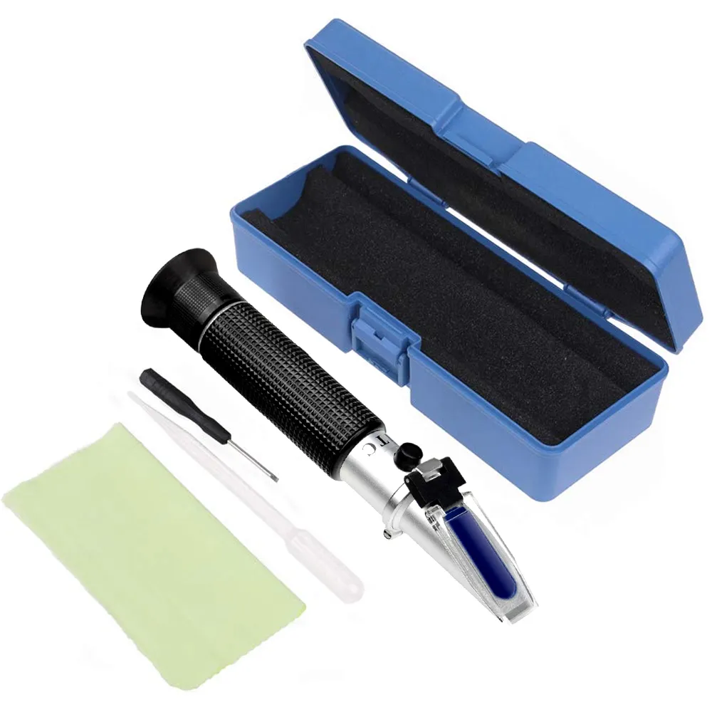 HandHeld Alcohol Refractometer Alcoholometer Alcohol Tester 0-80% Alcohol Sugar Refractometer ATC Wine Measure Tool 30%OFF HandHeld Alcohol Refractometer Alcoholometer Alcohol Tester 0-80% Alcohol Sugar Refractometer ATC Wine Measure Tool 30%OFF