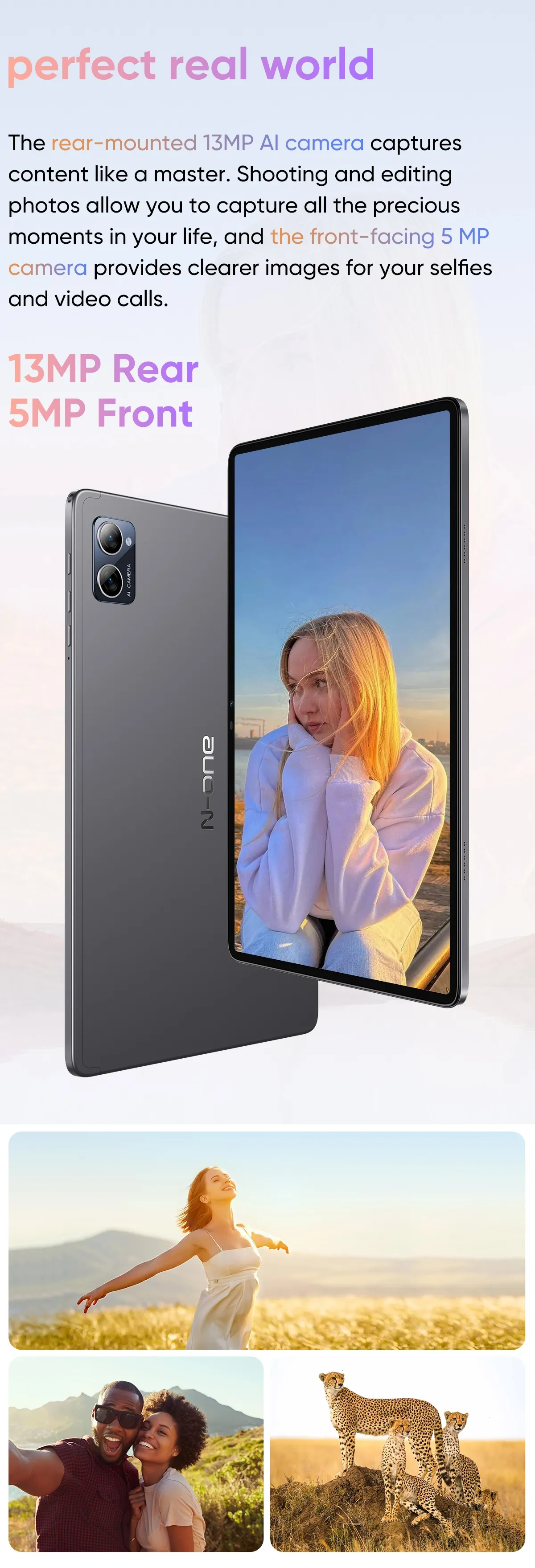 [Updated Version] N-ONE NPad Q MT8183 Octa Core 6GB+6GB RAM 128GB ROM 10.1 Inch Android 13 Tablet