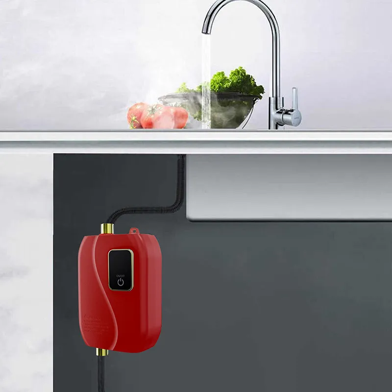 3500W Electric Tankless Water Heater Instant Hot Under Sink Tap Bathroom Kitchen Water Heater 3500W Electric Tankless Water Heater Instant Hot Under Sink Tap Bathroom Kitchen Water Heater