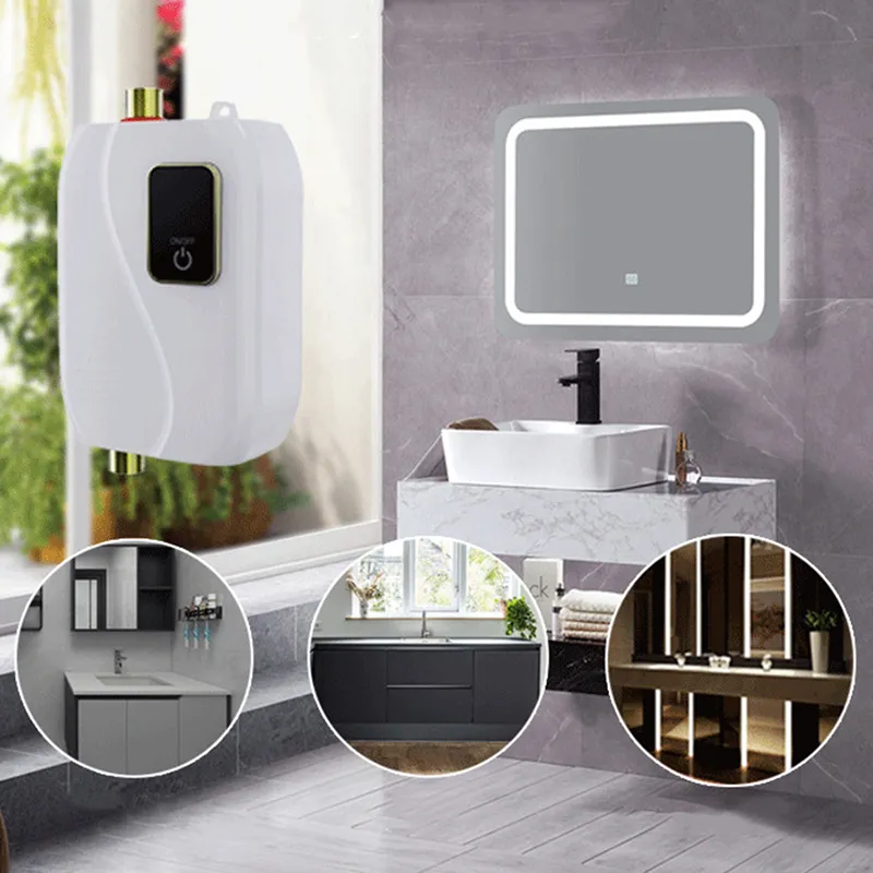3500W Electric Tankless Water Heater Instant Hot Under Sink Tap Bathroom Kitchen Water Heater 3500W Electric Tankless Water Heater Instant Hot Under Sink Tap Bathroom Kitchen Water Heater