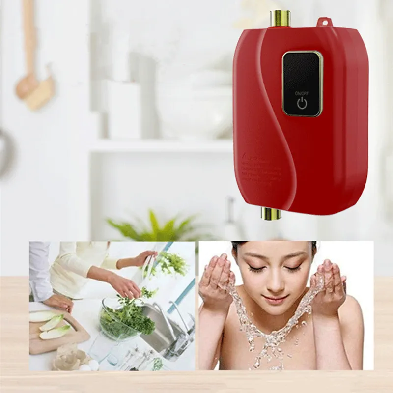 3500W Electric Tankless Water Heater Instant Hot Under Sink Tap Bathroom Kitchen Water Heater 3500W Electric Tankless Water Heater Instant Hot Under Sink Tap Bathroom Kitchen Water Heater