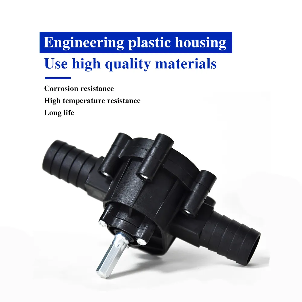 Household Portable Electric Drill Pump Oil Fluid Water Pump Mini Hand Self-priming Liquid Transfer Pumps