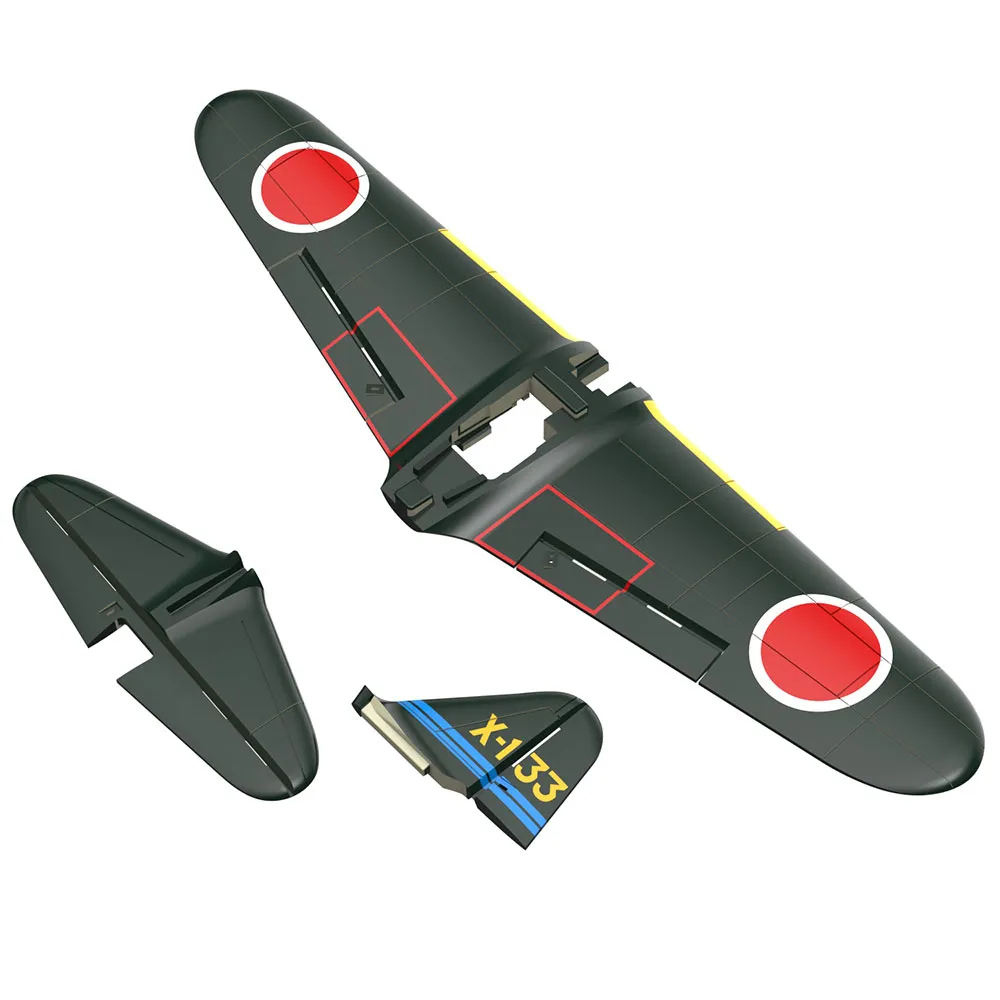 Eachine A6M Zero 400mm RC Airplane Spare Parts Main Wing Vertical Tail Wing Horizontal Tail Wing Set Eachine A6M Zero 400mm RC Airplane Spare Parts Main Wing Vertical Tail Wing Horizontal Tail Wing Set