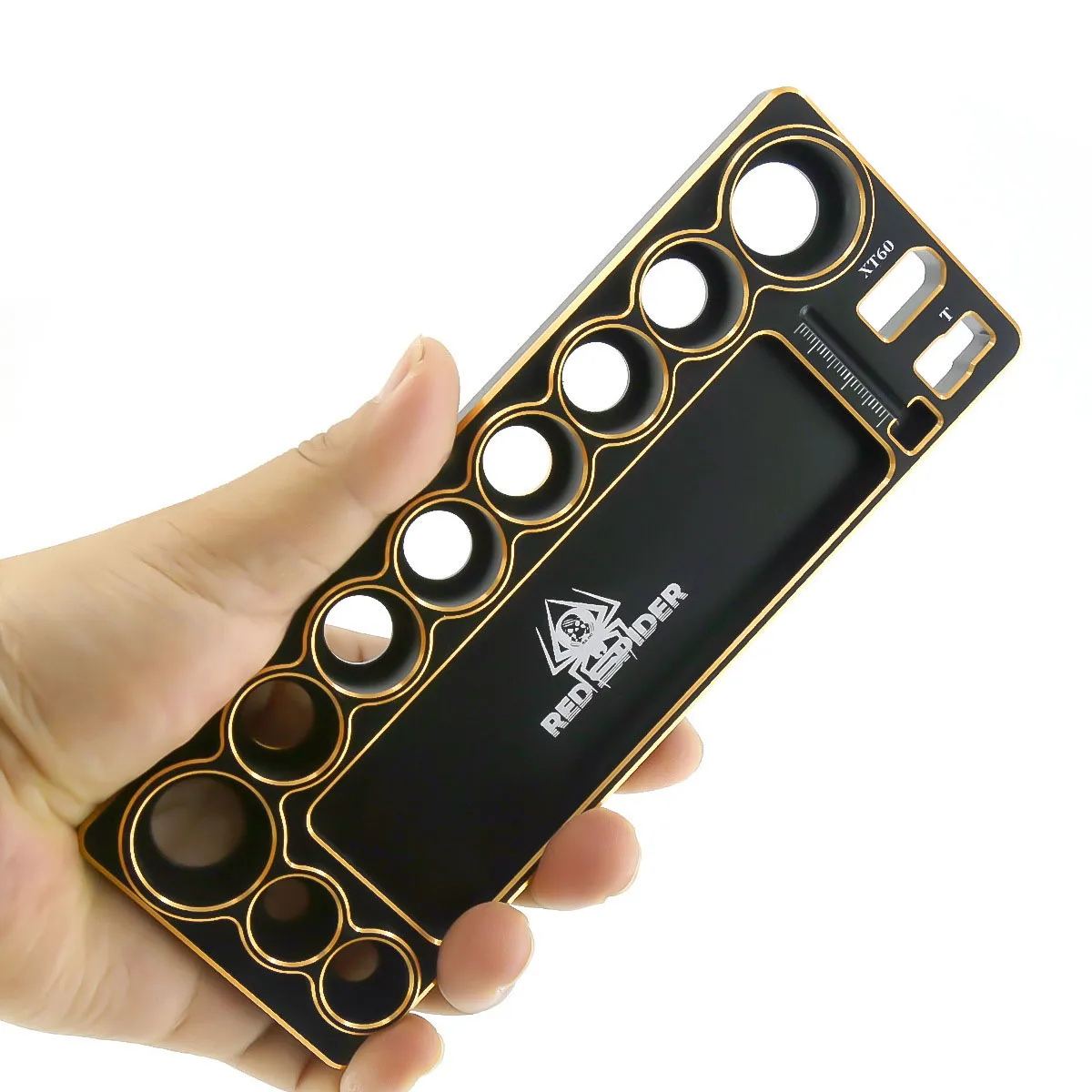 RS-RC R112 Remote Control Car CNC Aluminum Tool Holder Screwdriver Pliers Scissors Tweezers Storage Rack