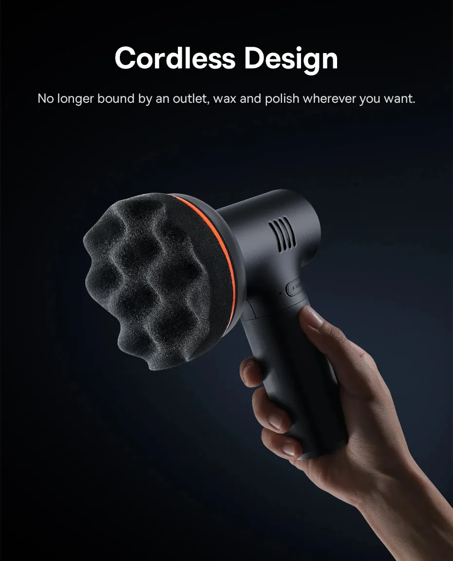 Baseus Car Polishing Machine Cordless Mini Electric Polisher With Adjust Speed Cordless Polish For Car Home