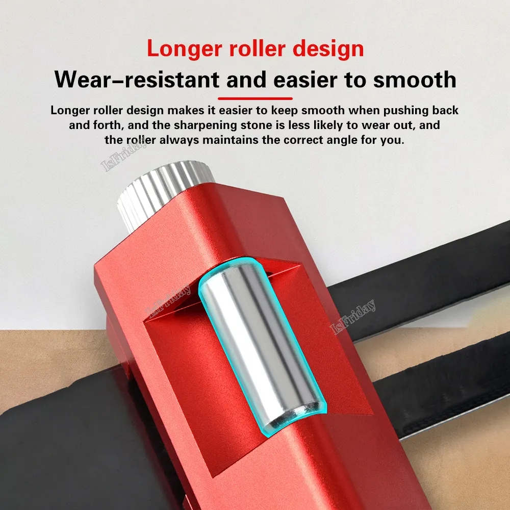 Aluminum Alloy Honing Guide Tool Sharpening Holder Of Whetstone for Wood Chisel Sharpening Jig Roller and Kitchen Gadgets