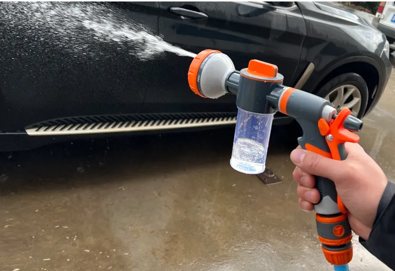 Multifunctional Portable Auto High Pressure Water Gun Watering Foam Gun Car Wash Tool For Car Garden