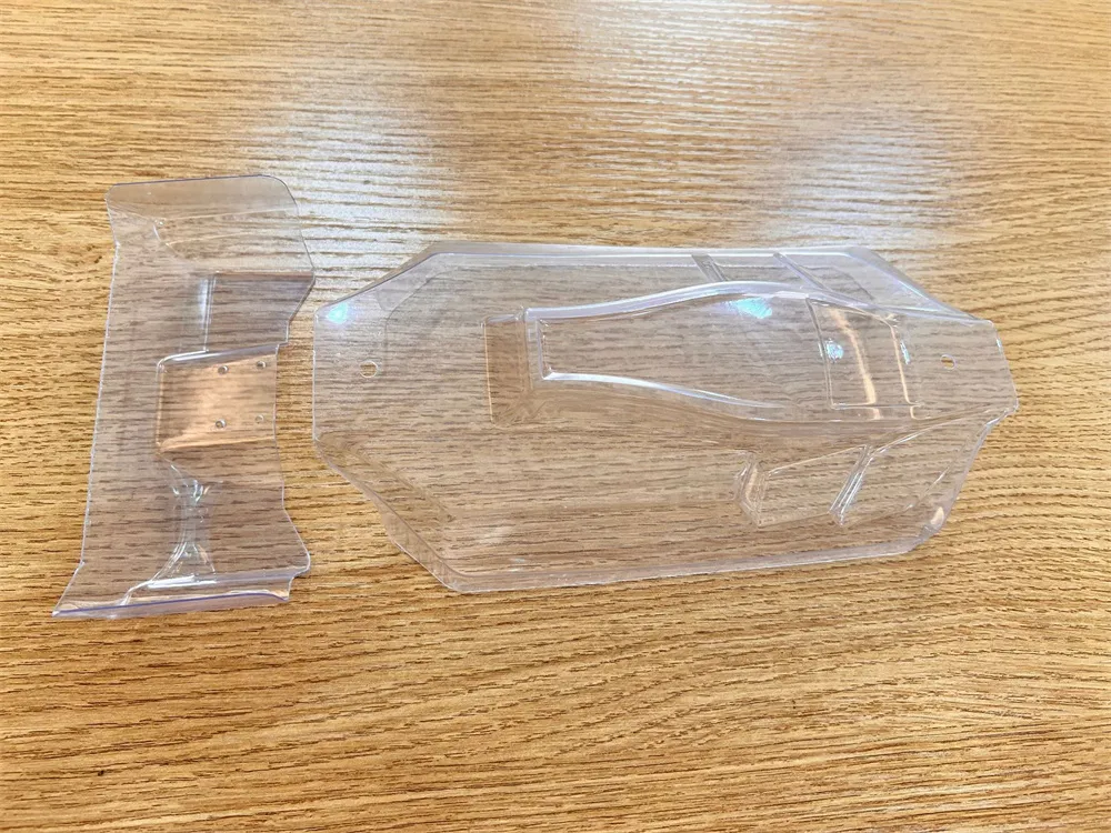 Upgraded Transparent Clear Body Shell for Wltoys 124017 124019 1/12 RC Car Vehicles Models DIY Spare Parts