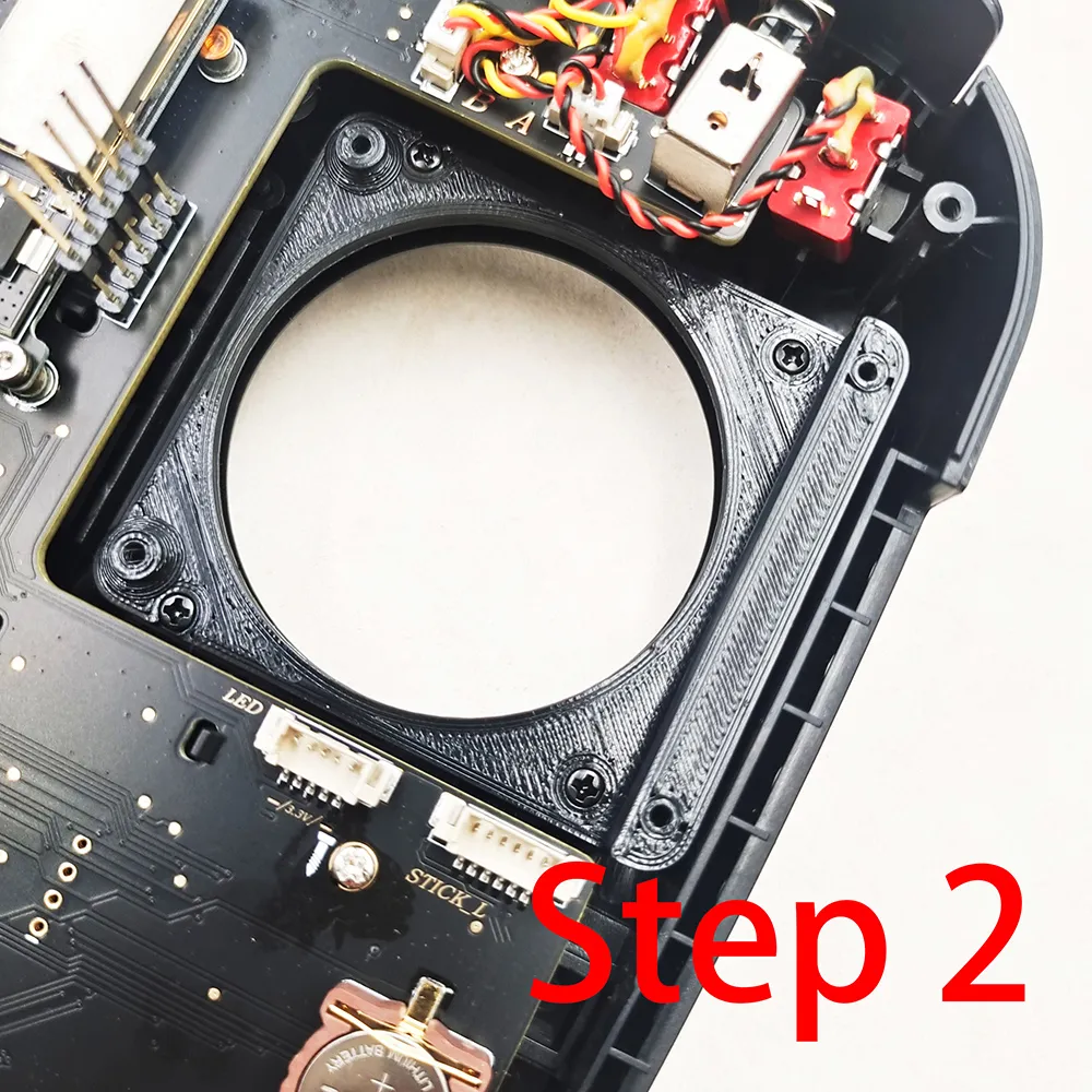 QY3D Transmitter Hall Gimbal Mount Seat for RadioMaster Boxer Radio Controller DIY Accessories QY3D Transmitter Hall Gimbal Mount Seat for RadioMaster Boxer Radio Controller DIY Accessories