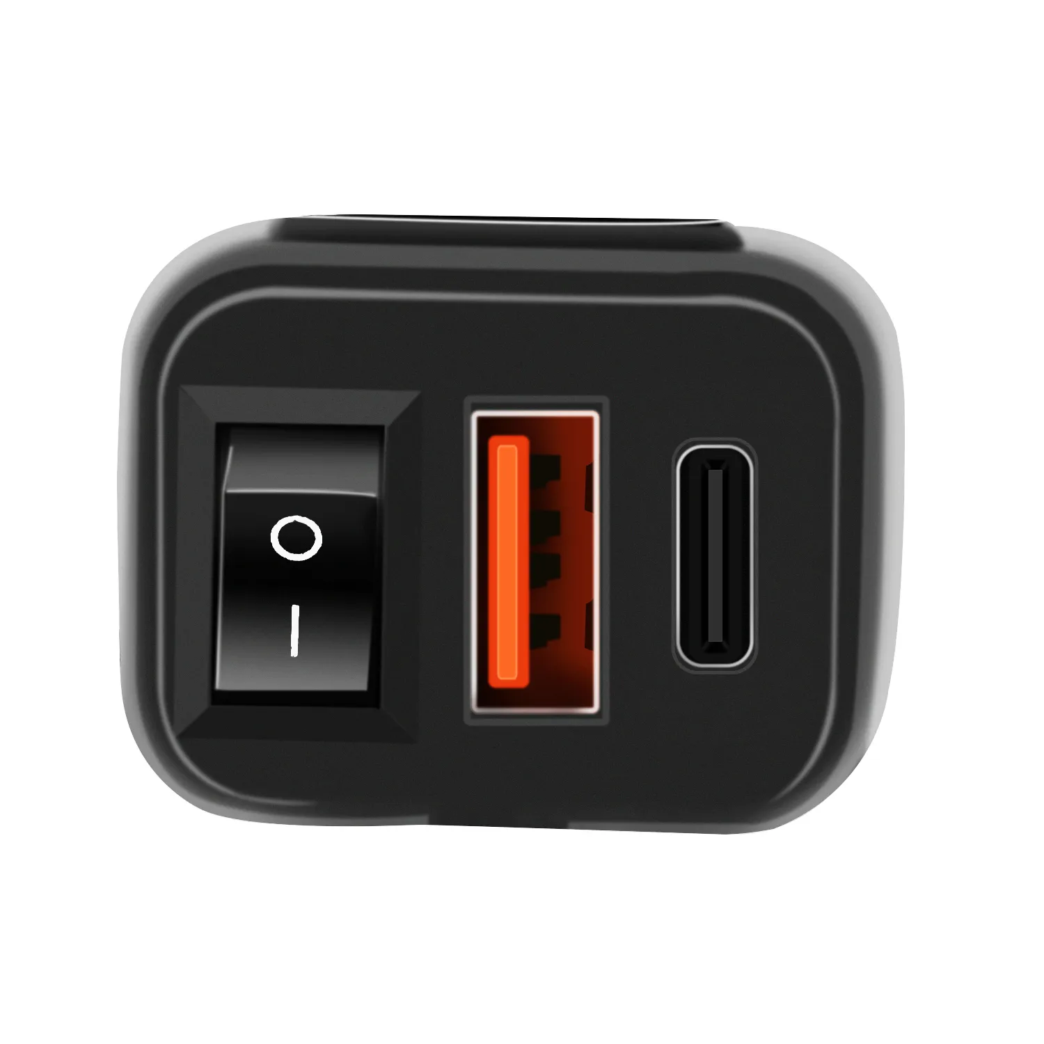 12V-24V QC3.0 Motorcycle USB Charger Adapter with Switch Voltmeter Socket Motor Charger Waterproof For Phone GPS