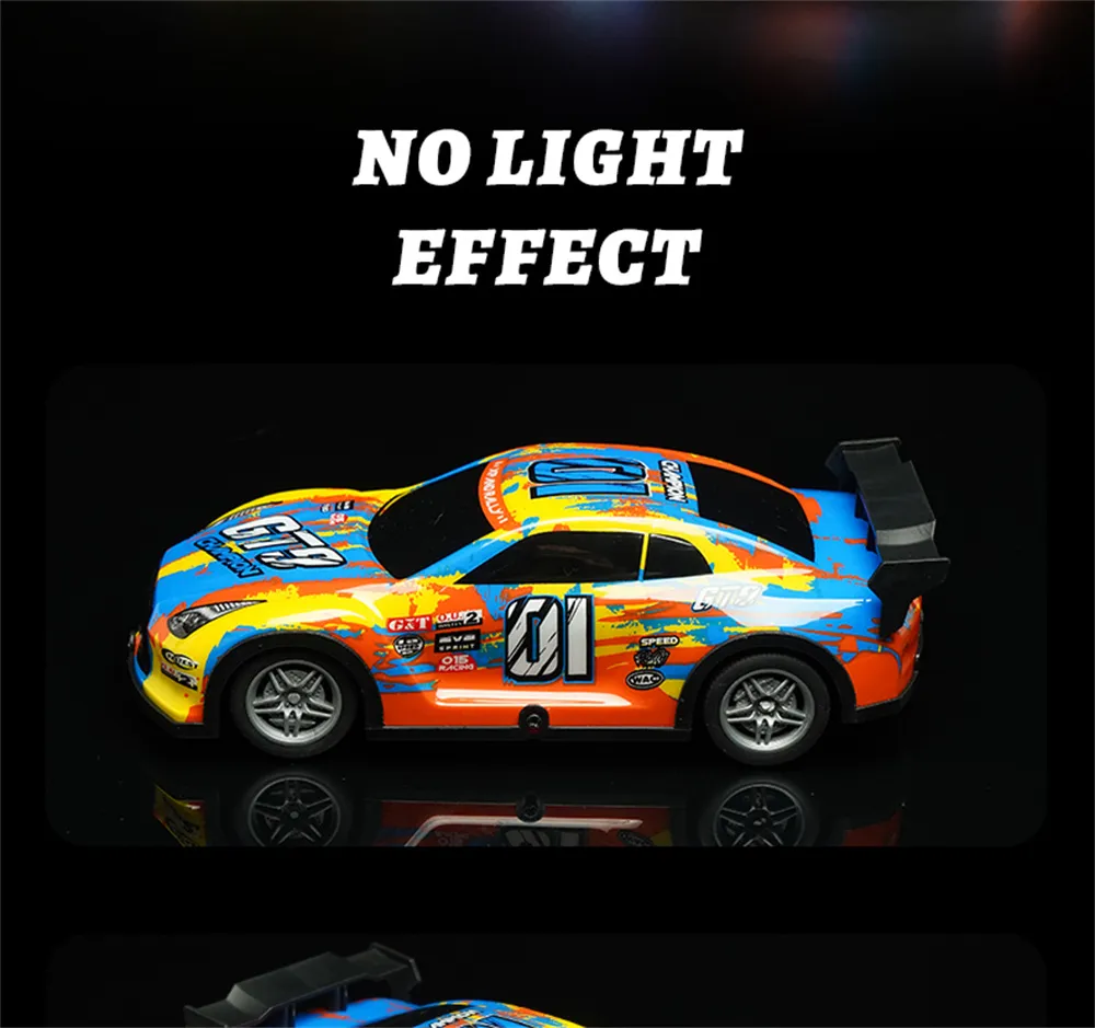 KYAMRC P220/221/222/223 1/22 27MHZ RWD Drift RC Car LED Light High Speed Racing Stunt Vehicles Models Remote Control Toys
