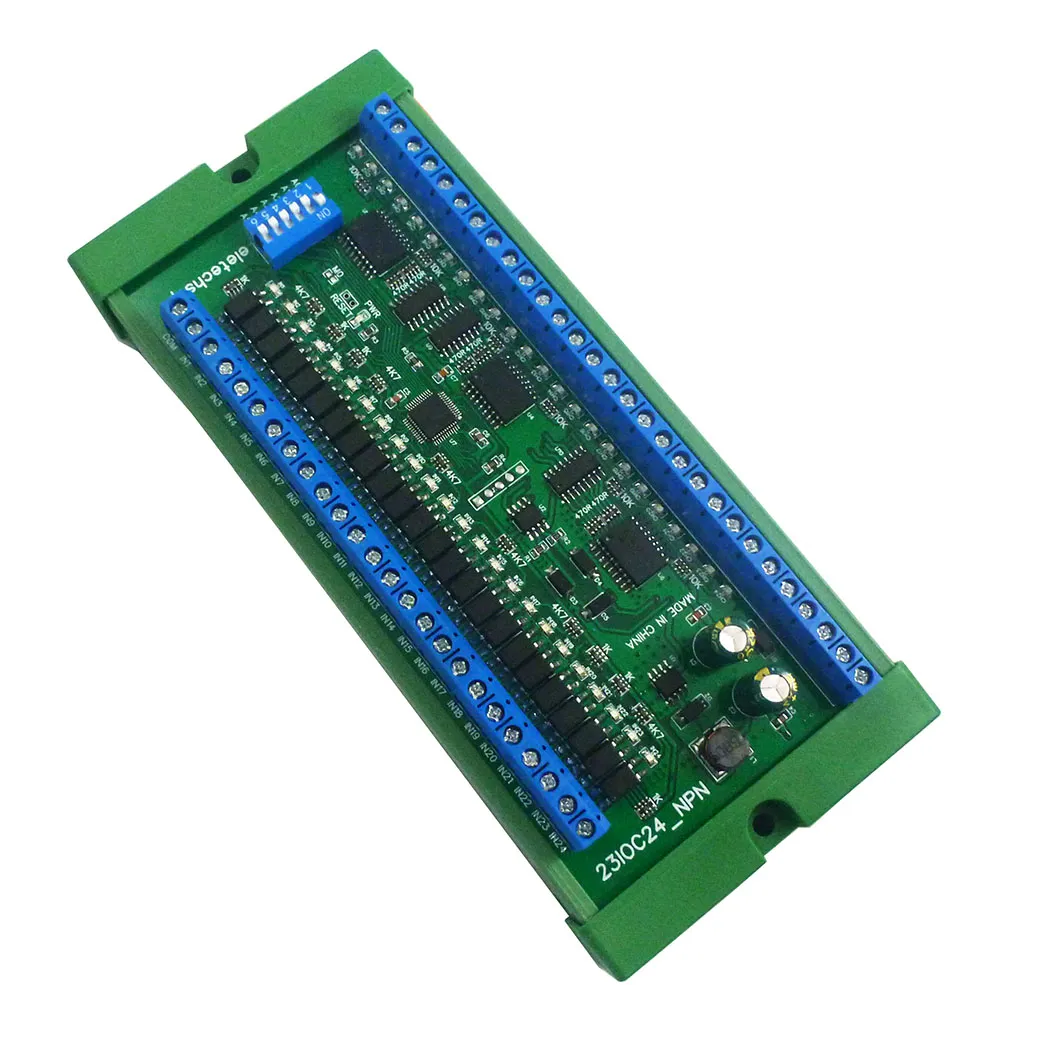 23IOC24 24CH Multifunctional RS485 Remote IO Module PLC DI-DO Expansion Board DIN Rail 23IOC24 24CH Multifunctional RS485 Remote IO Module PLC DI-DO Expansion Board DIN Rail