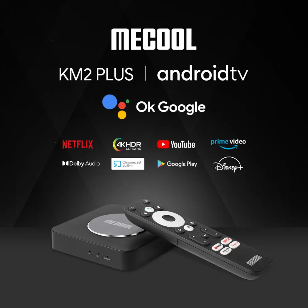 MECOOL KM2 Plus Android 11 TV Box S905X4 2+16GB Dual-5G-WIFI Google Play Assistant Authentication Netdlix 4K Movie MECOOL KM2 Plus Android 11 TV Box S905X4 2+16GB Dual-5G-WIFI Google Play Assistant Authentication Netdlix 4K Movie