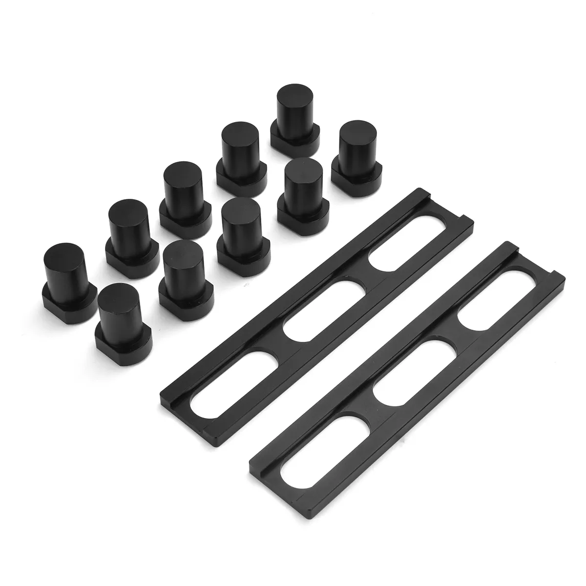 Fonson Woodworking Planing Stop with 10pcs Dog Hole Bench Dog Clamp Desktop Tenon Workbench Table Accessories Fonson Woodworking Planing Stop with 10pcs Dog Hole Bench Dog Clamp Desktop Tenon Workbench Table Accessories