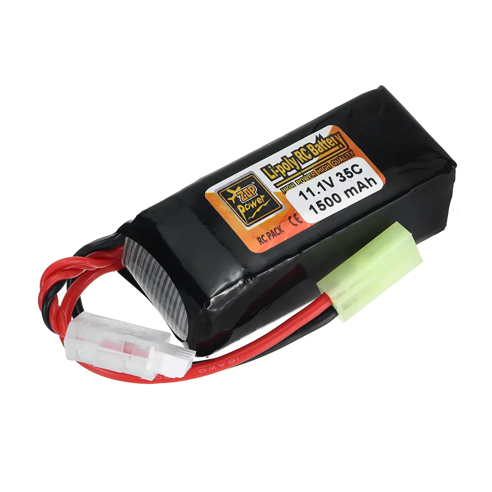 ZOP Power 3S 11.1V 1500mAh 35C LiPo Battery T Plug for RC Car Airplane Helicopter FPV Racing Drone ZOP Power 3S 11.1V 1500mAh 35C LiPo Battery T Plug for RC Car Airplane Helicopter FPV Racing Drone