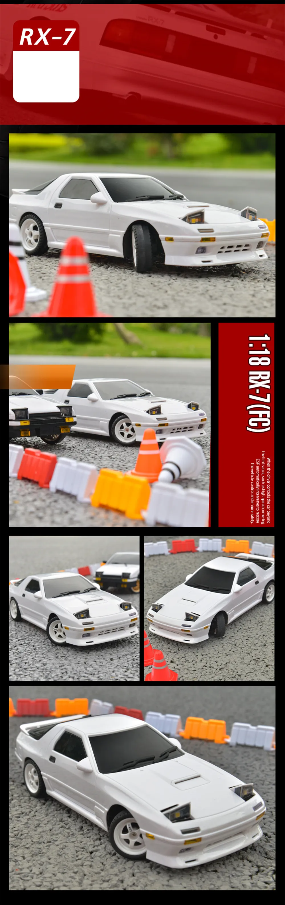 LDRC 1802 RTR 1/18 2.4G RWD RC Car FC Racing Drift Gyro On-Road Full Proportional Vehicles Models Toys