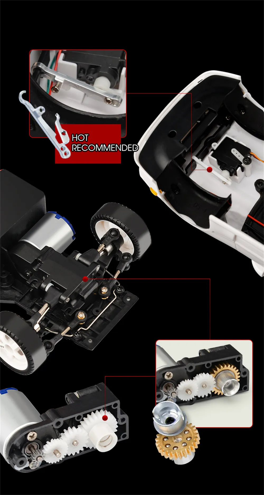 LDRC 1802 RTR 1/18 2.4G RWD RC Car FC Racing Drift Gyro On-Road Full Proportional Vehicles Models Toys