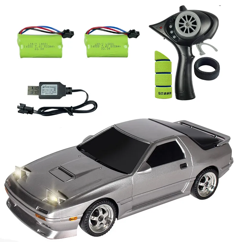 LDRC 1802 RTR 1/18 2.4G RWD RC Car FC Racing Drift Gyro On-Road Full Proportional Vehicles Models Toys