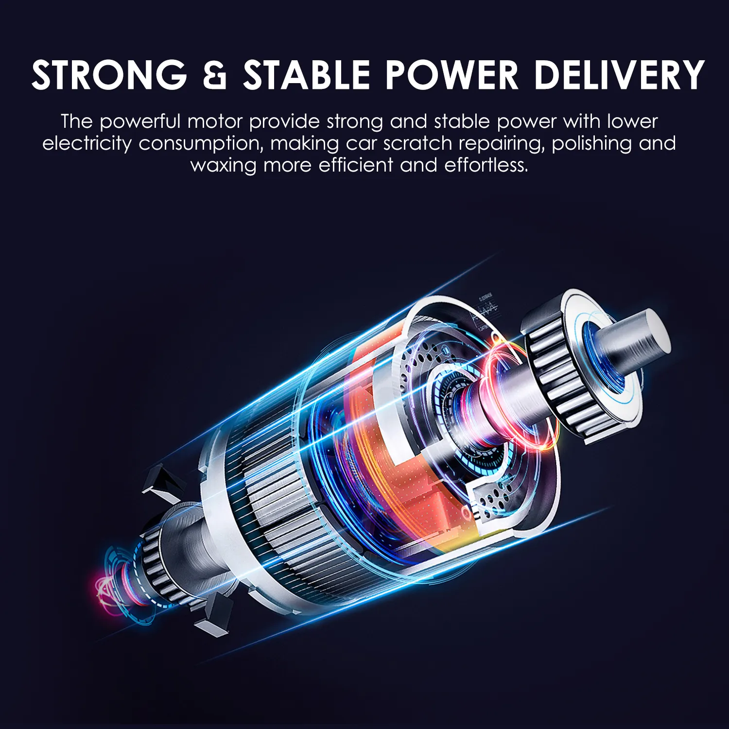 60W 8500RPM Mini Car Polishing Machine Variable Speed Polisher Electric Polisher Scratch Remover Repair Tool