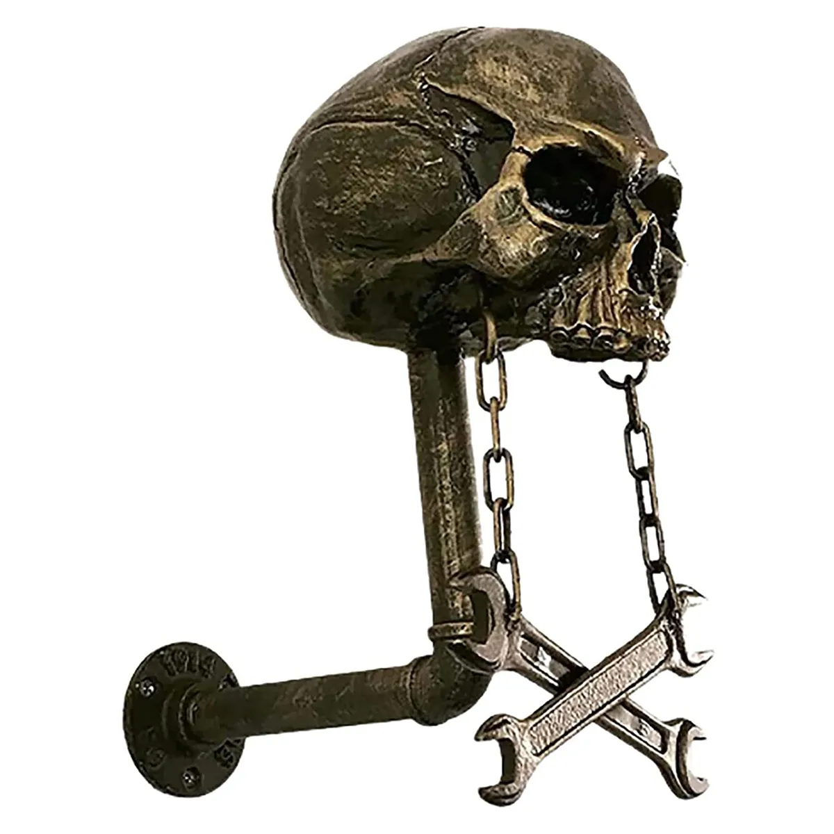 Motorcycle Skull Helmet Holder Skull Helmet Rack Wall Mount Hook Motorcycle Helmet Display Stand
