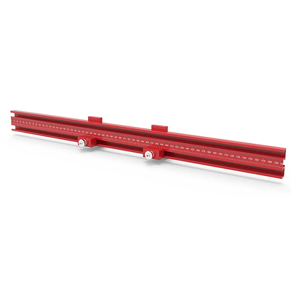 600mm Aluminum Alloy Woodworking Guide Rail Fence Table Saw Cutting Slotting Track Parallel Guide System 600mm Aluminum Alloy Woodworking Guide Rail Fence Table Saw Cutting Slotting Track Parallel Guide System