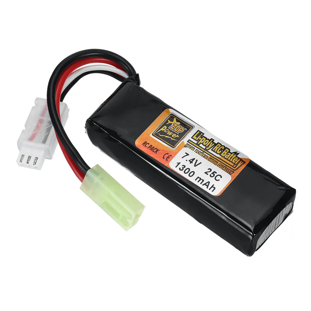ZOP Power 2S 7.4V 1300mAh 25C LiPo Battery T Plug for RC Car Airplane Helicopter ZOP Power 2S 7.4V 1300mAh 25C LiPo Battery T Plug for RC Car Airplane Helicopter