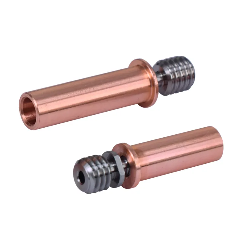 All-metal Titanium Red Brass Throat V5AC SE6 Thread for 3D Printer Part Extruder All-metal Titanium Red Brass Throat V5AC SE6 Thread for 3D Printer Part Extruder